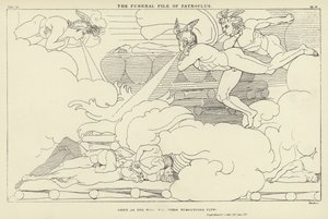 Le bûcher funéraire de Patrocle - John Flaxman